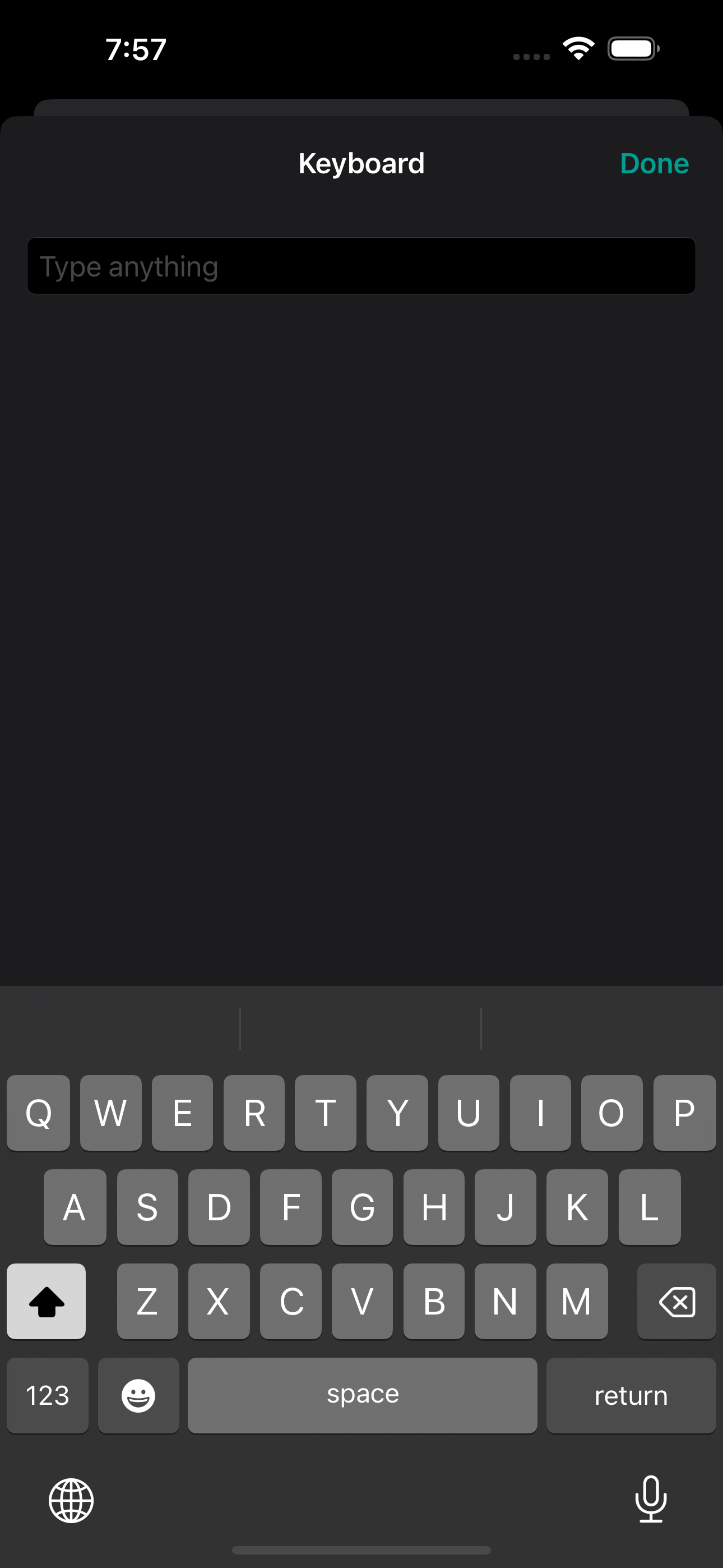 Tapr app screen